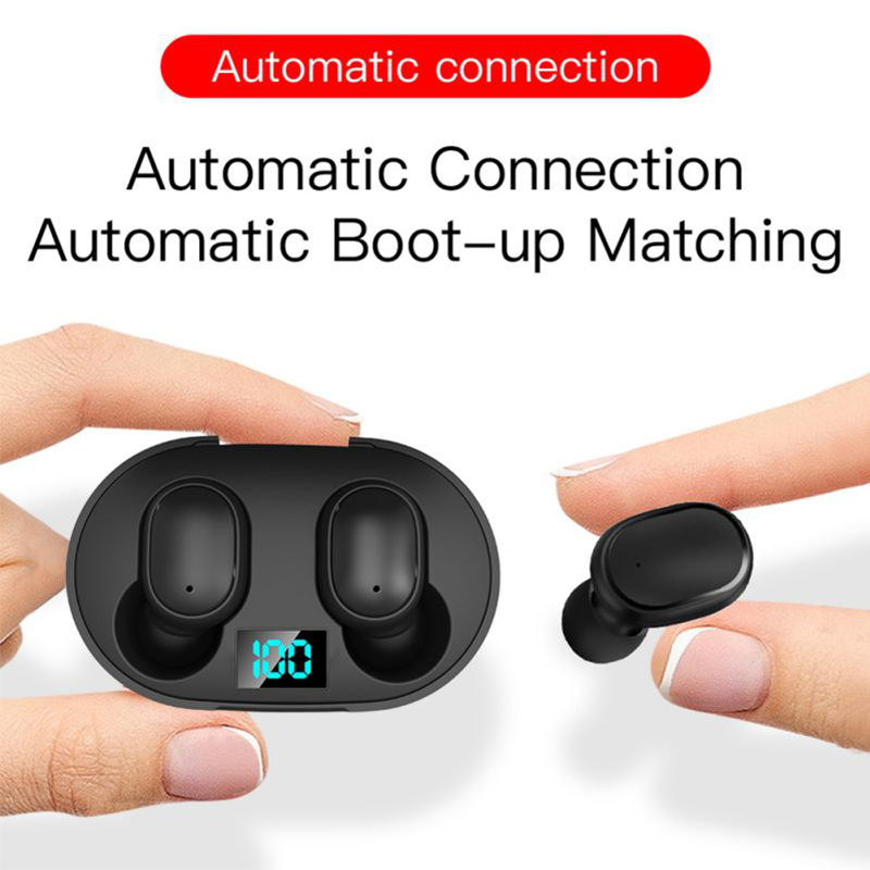 A6S TWS Earphone Wireless Blue - Bluetooth Headset On Ear ulasan dan harga